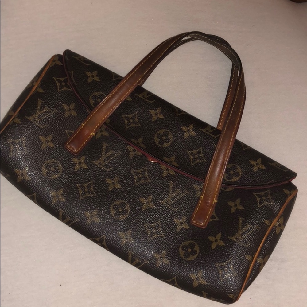 Louis Vuitton Sonatine Clutch Brown Monogram